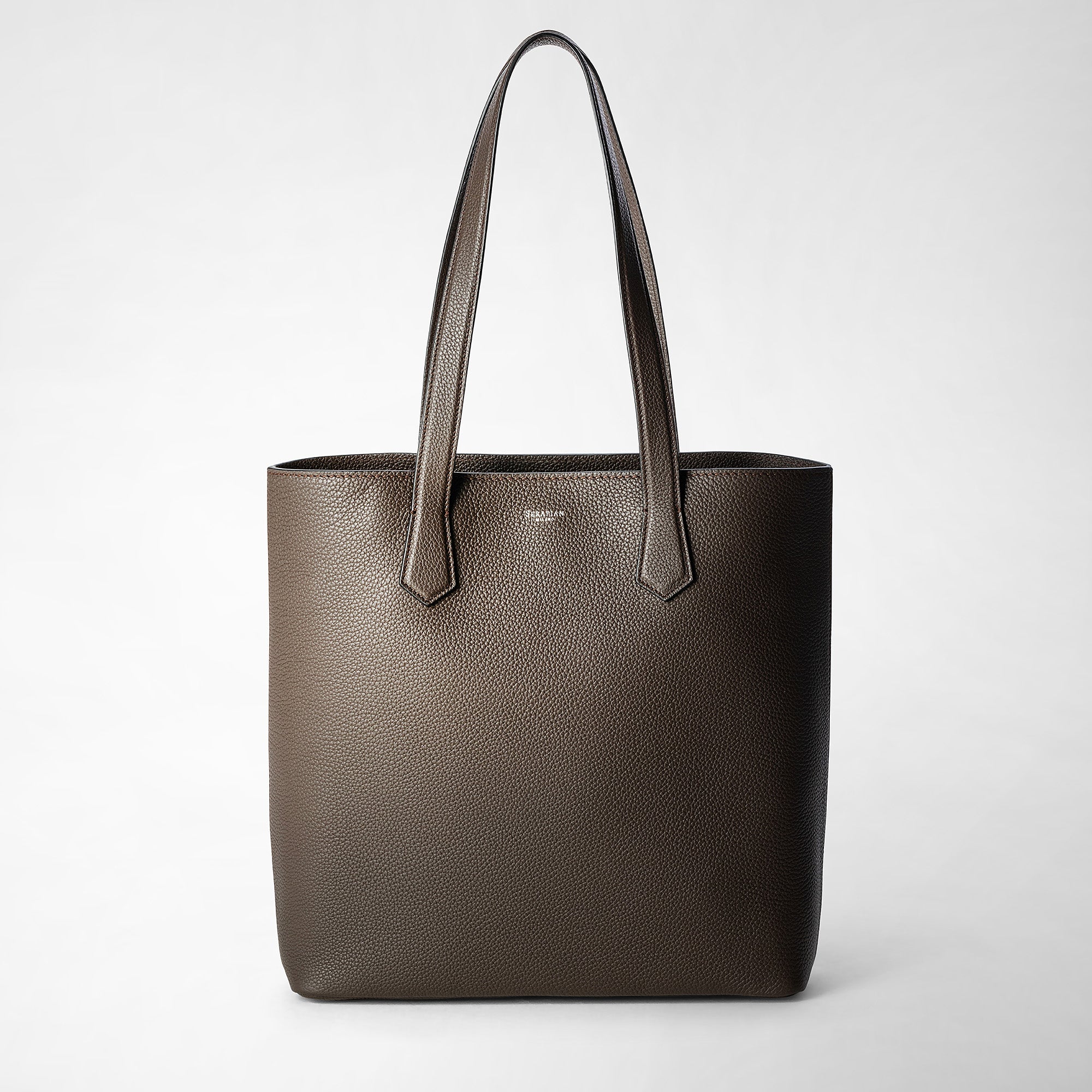 Day tote bag in cachemire leather espresso – Serapian Boutique Online