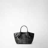 Mini secret bag in mosaico and elaphe - flare