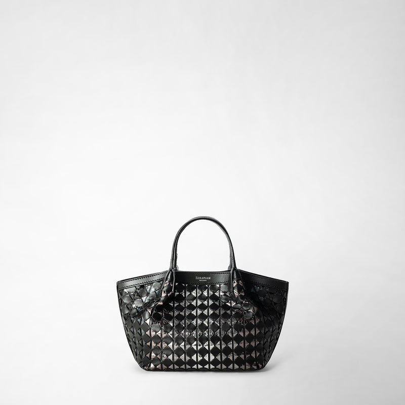 Mini secret bag in mosaico and elaphe - flare