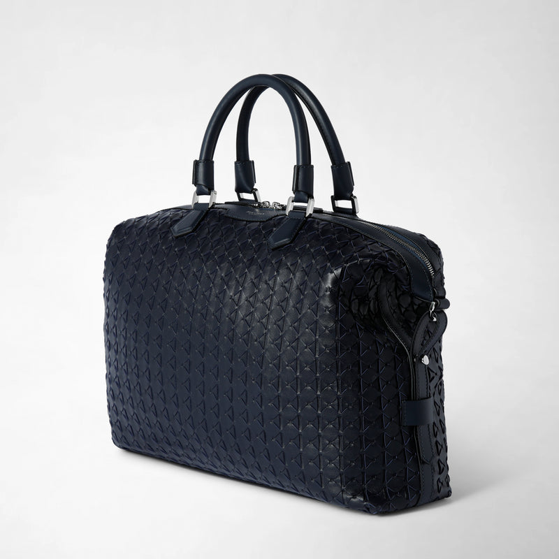 Attaché-case en mosaico - navy blue