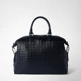 Briefcase in mosaico - navy blue