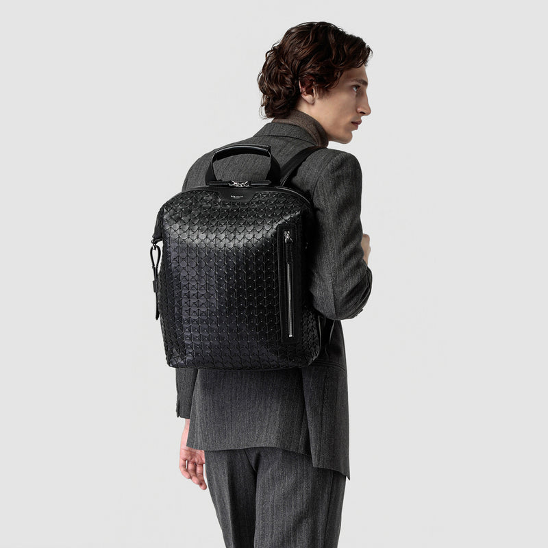 Backpack in mosaico - black