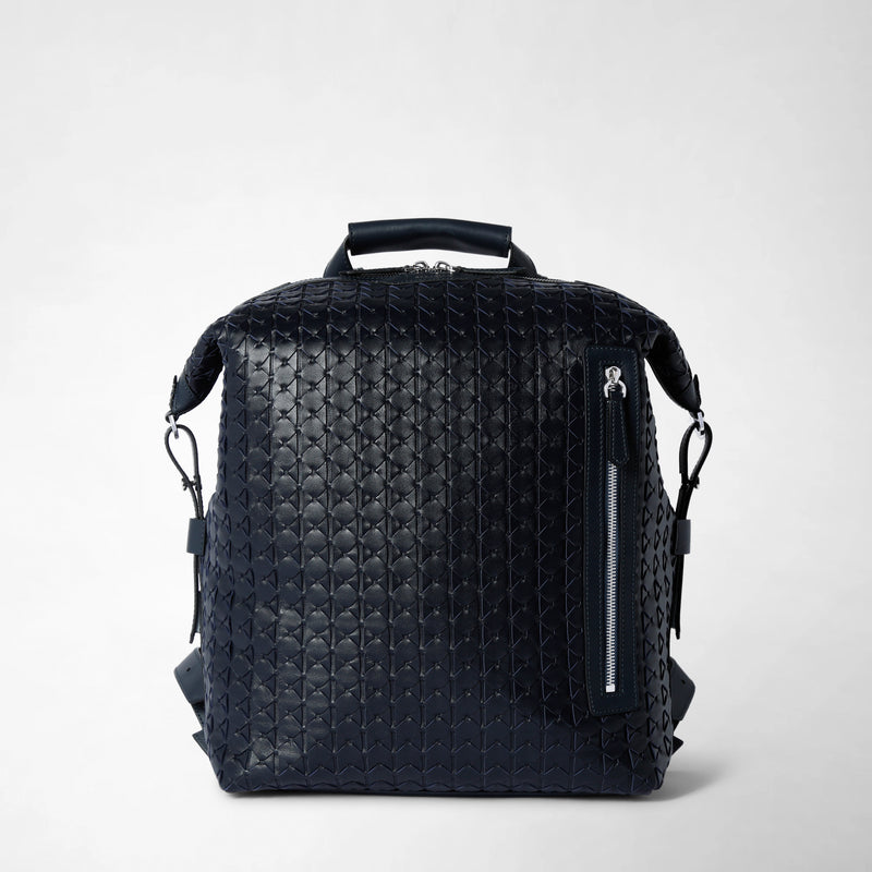 Backpack in mosaico - navy blue