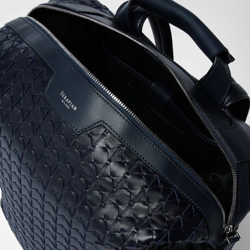 Backpack in mosaico - navy blue