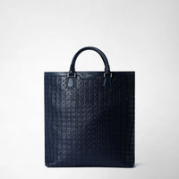 DAY TOTE BAG IN MOSAICO Navy Blue