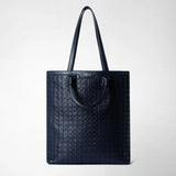 Day tote bag in mosaico - navy blue