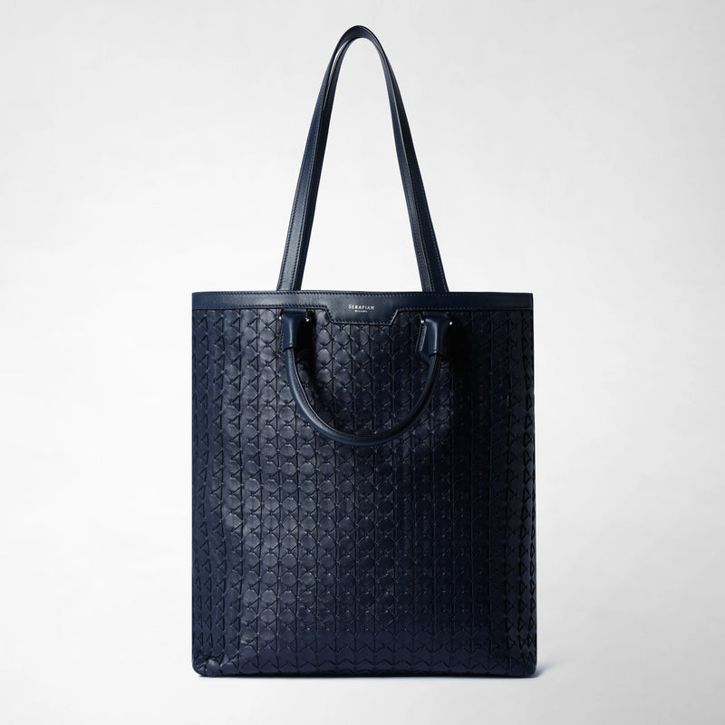 Sac cabas de jour en mosaico - navy blue