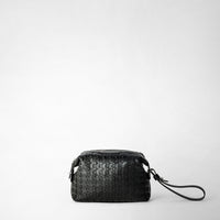 2-IN-1 CLUTCH AUS MOSAICO Black