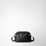 2-in-1 clutch in mosaico - black