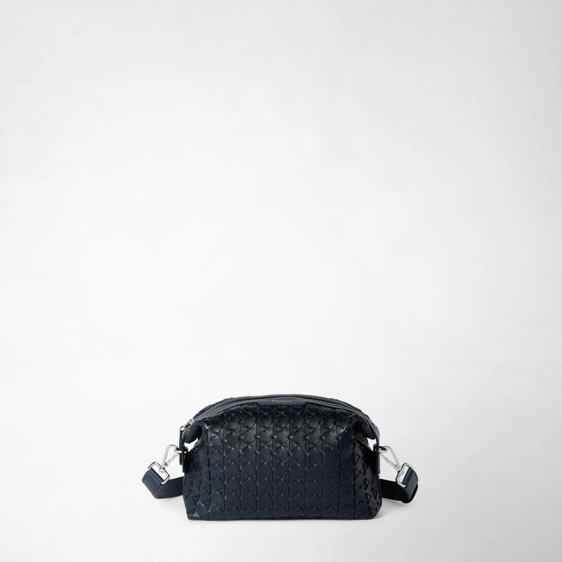 Pochette 2-in-1 in mosaico - navy blue