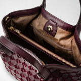 Mini secret bag in mosaico - dark plum