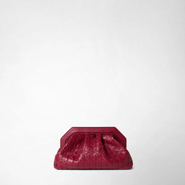 Secret clutch bag in mosaico - lipstick