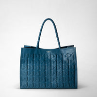 1928 TOTE BAG IN MOSAICO Blue Jeans