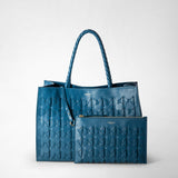 1928 tote bag in mosaico - blue jeans