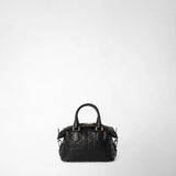 Mini anì bag in mosaico - black