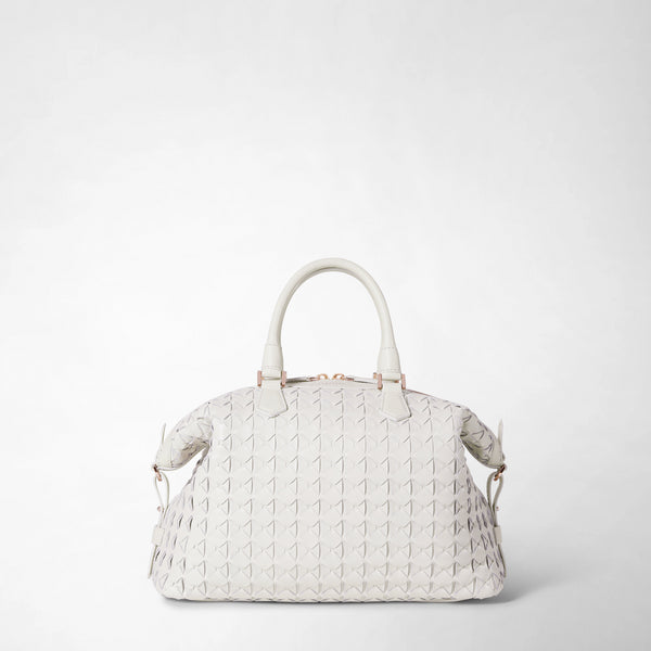 Anì bag in mosaico - off-white