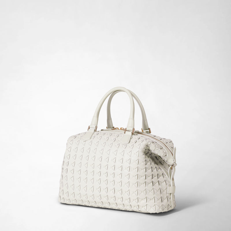 Anì bag in mosaico - off-white