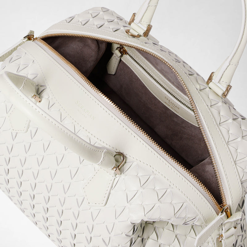 Anì bag in mosaico - off-white