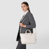 Anì bag in mosaico - off-white