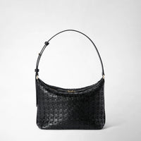 SMALL ANÌ SHOULDER BAG IN MOSAICO Black