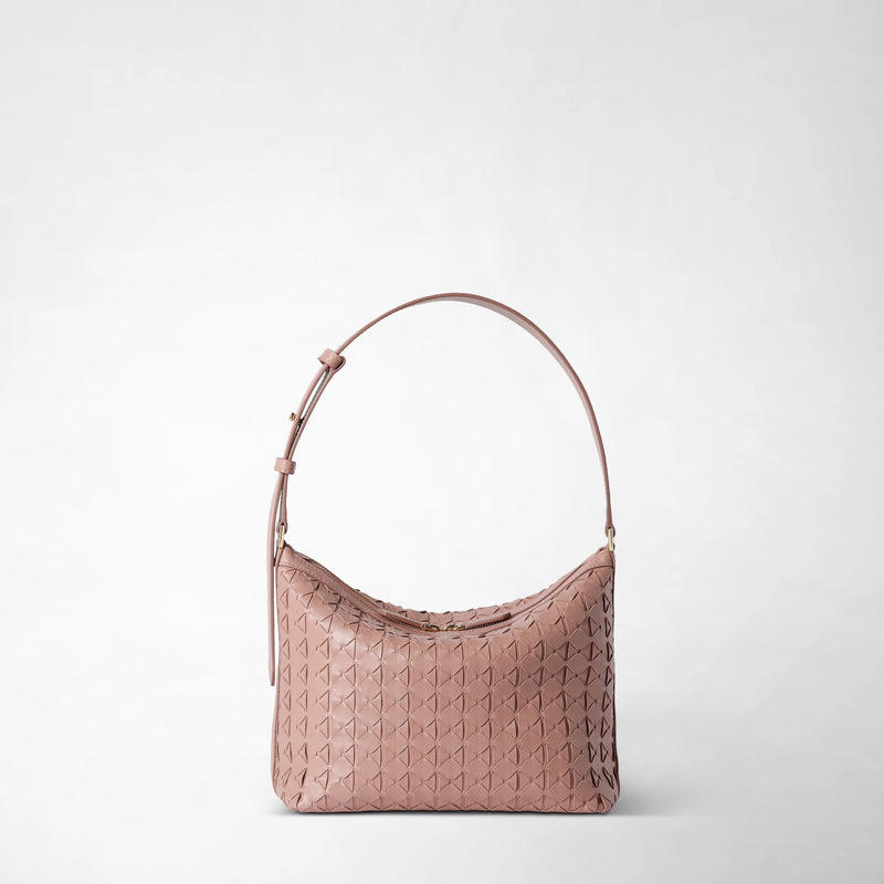 Petit sac porté épaule anì en mosaico - blush