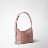 Small anì shoulder bag in mosaico - blush