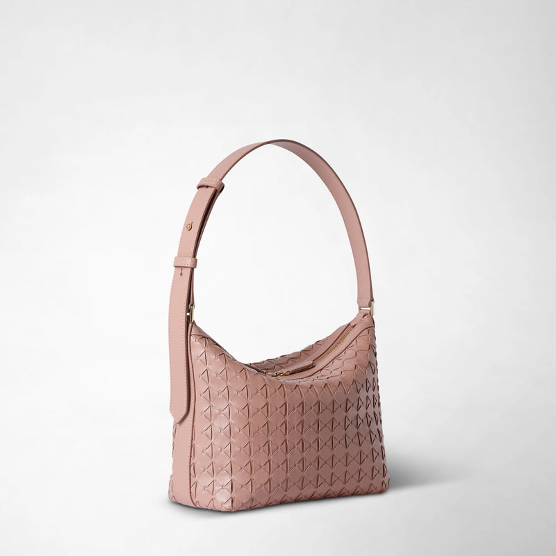 Petit sac porté épaule anì en mosaico - blush