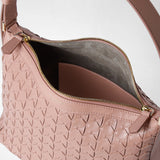 Small anì shoulder bag in mosaico - blush