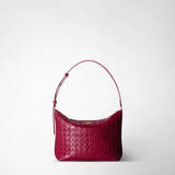 Small anì shoulder bag in mosaico - lipstick