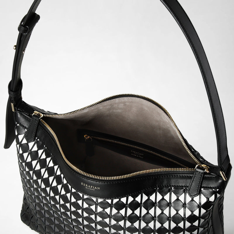 Anì shoulder bag in mosaico - chiaroscuro