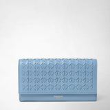 Continental wallet in mosaico - cornflower