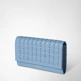 Continental wallet in mosaico - cornflower