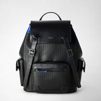 LARGE BACKPACK IN STEPAN 72 Black/Winter Blue