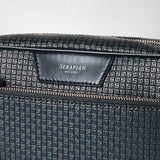 Washbag in stepan - ocean blue/navy/sunrise