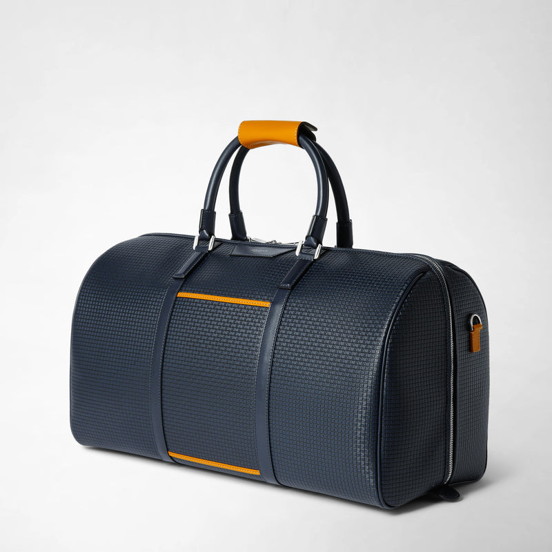 Holdall in stepan - ocean blue/navy/sunrise