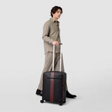 Cabin trolley in stepan 72 - black/cuoio