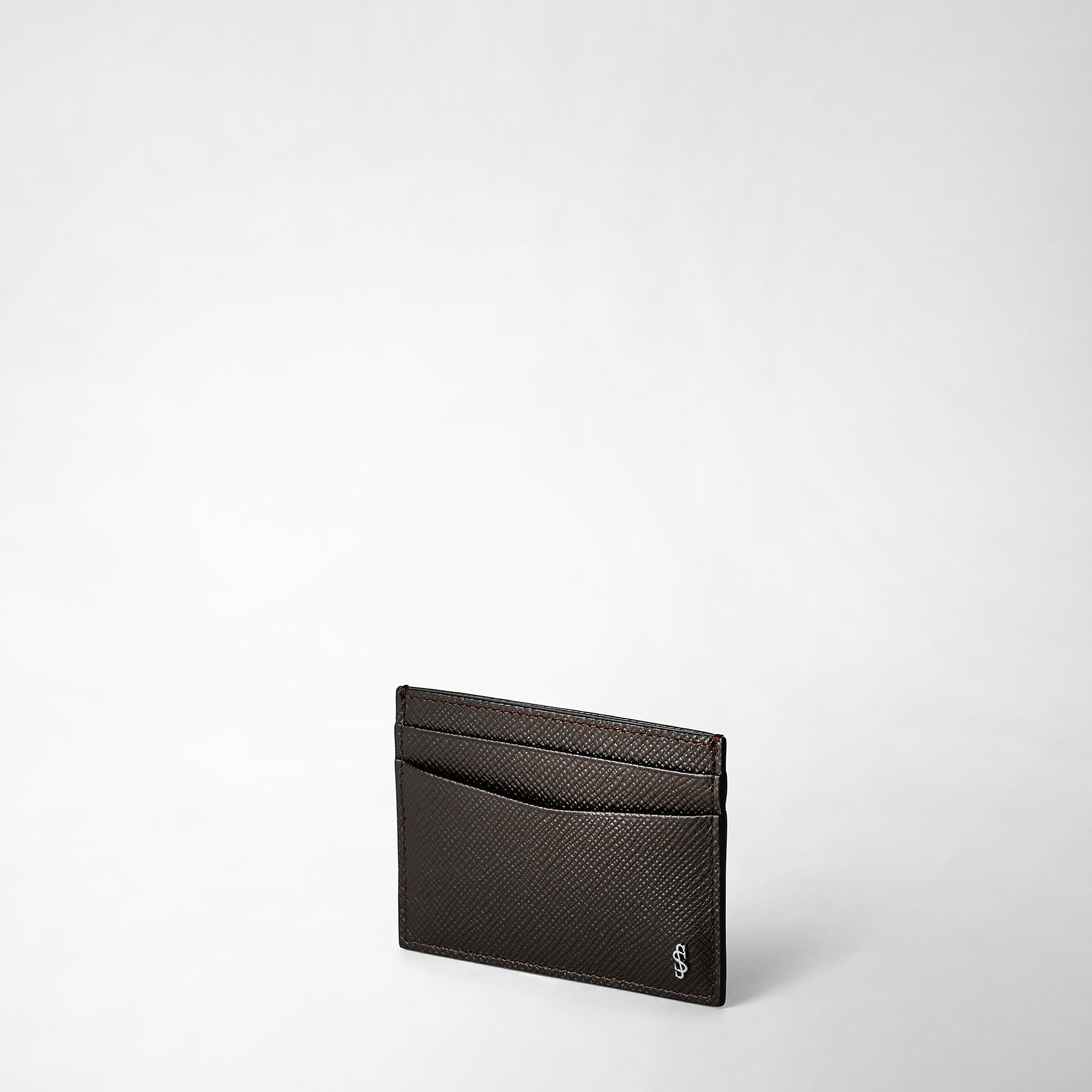 4-CARD HOLDER IN EVOLUZIONE LEATHER – Serapian Boutique