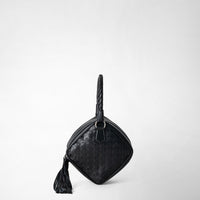 PETRA HANDBAG IN MOSAICO Black