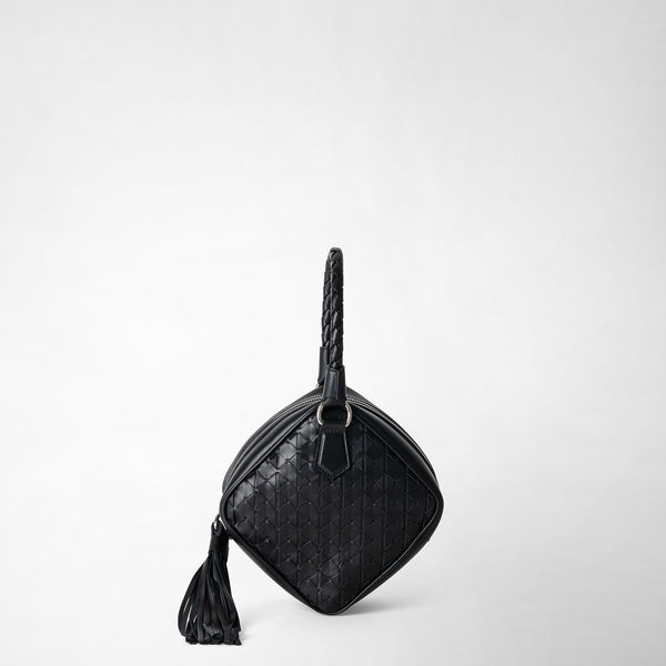 Petra handbag in mosaico - black