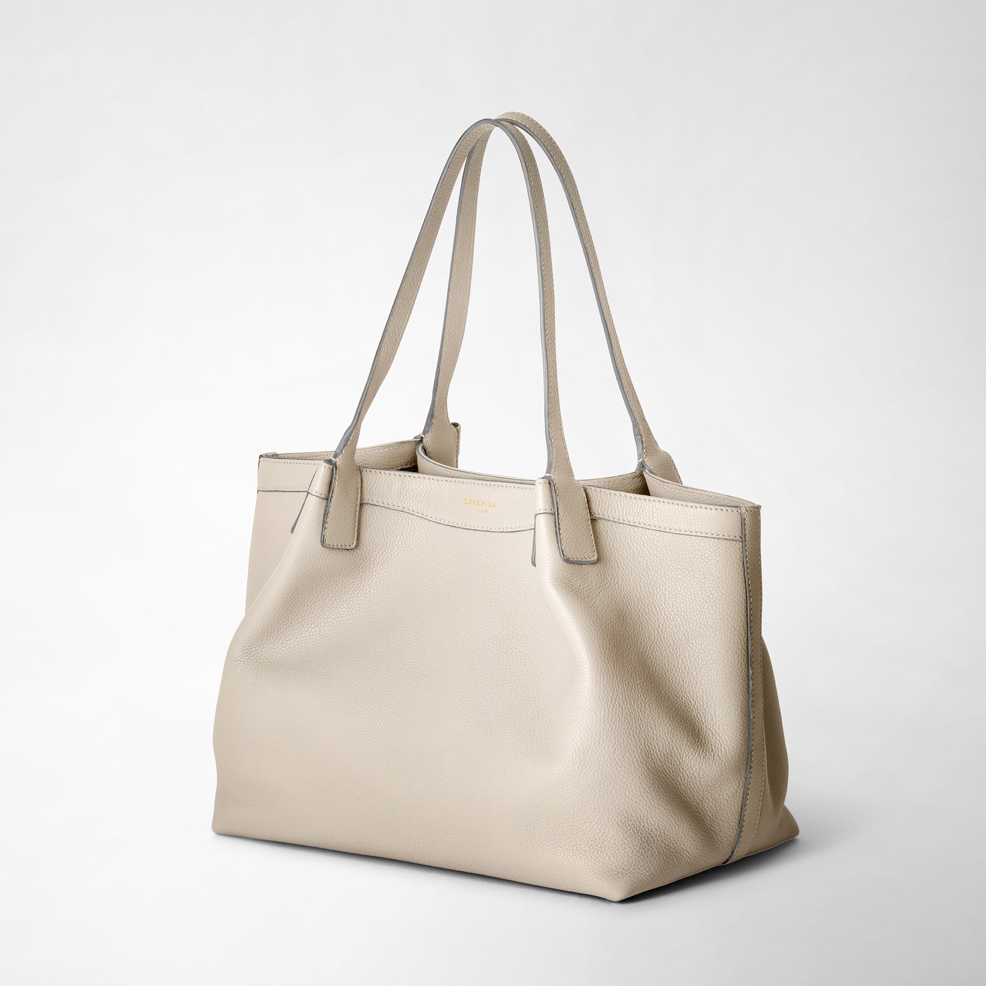 SMALL SECRET TOTE BAG IN RUGIADA LEATHER