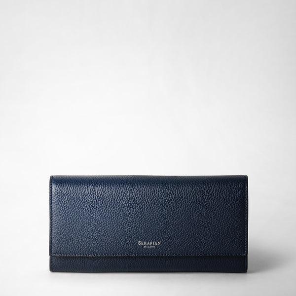 CONTINENTAL WALLET IN RUGIADA LEATHER – Serapian