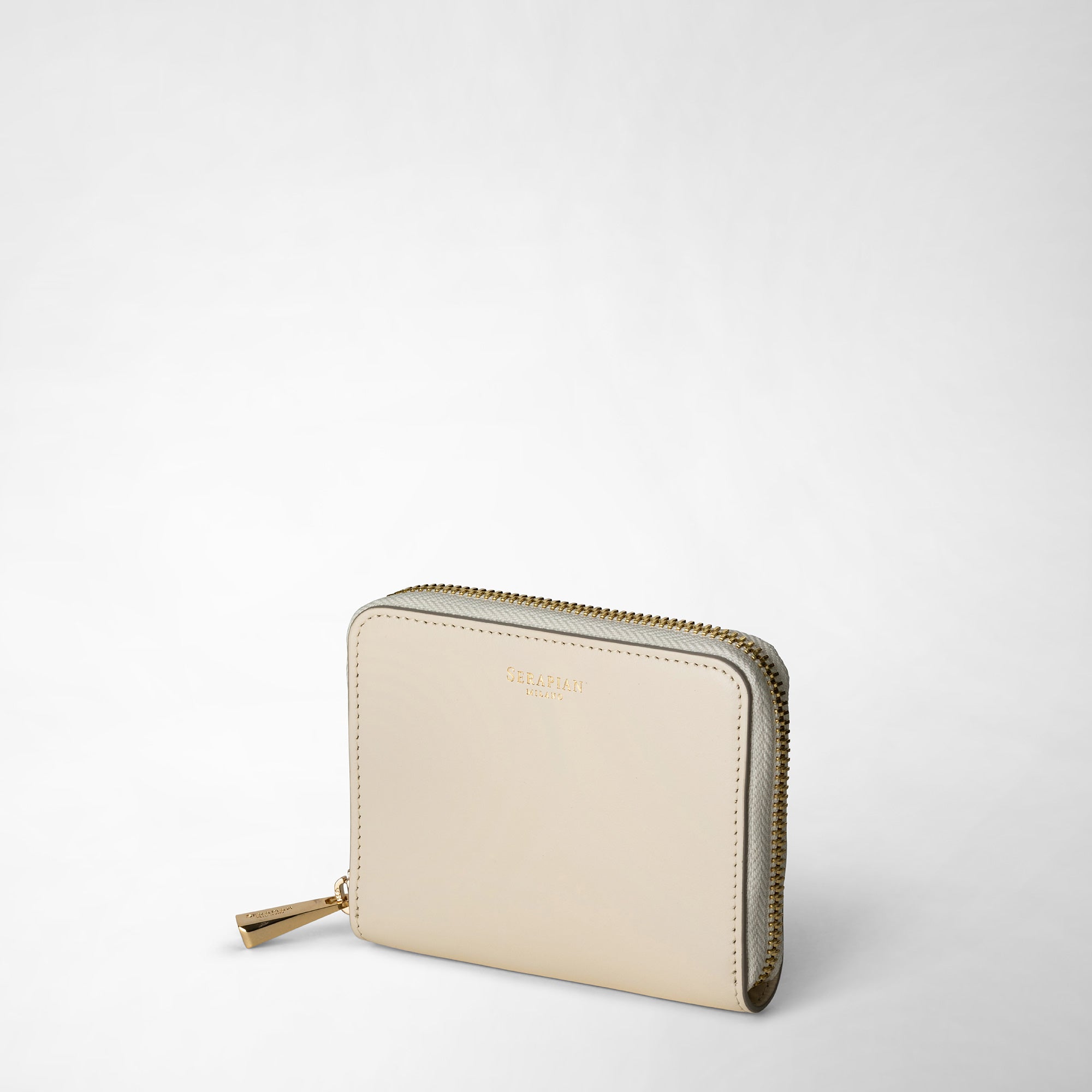 SMALL ZIP-AROUND WALLET IN SETA LEATHER